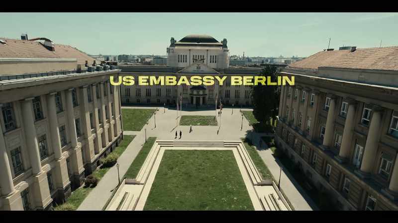 The East German guards work overlapping shifts
