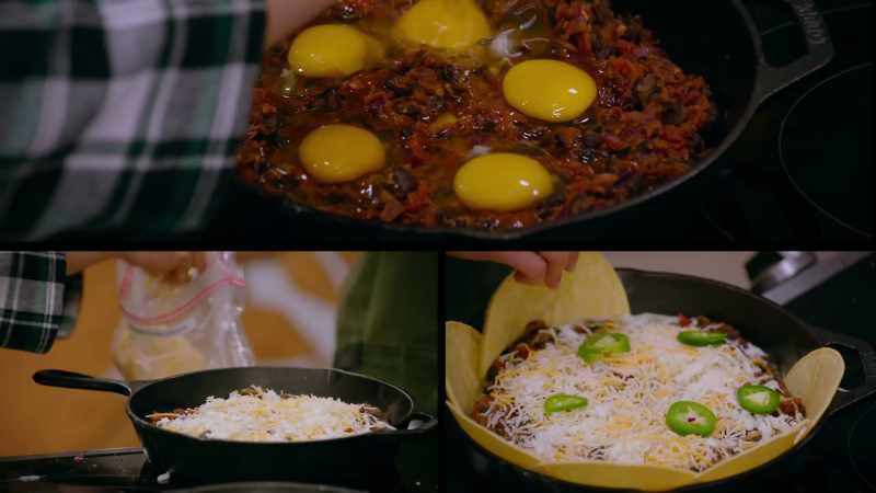The eggs are baked in all these flavors