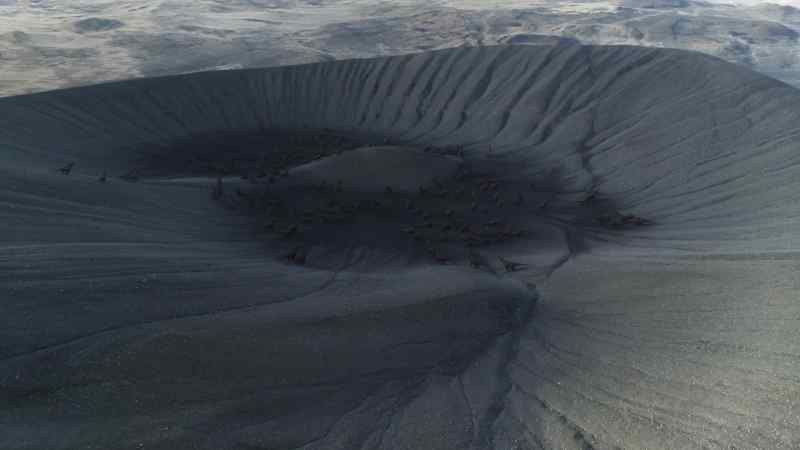 The eggs are safe in the caldera for now