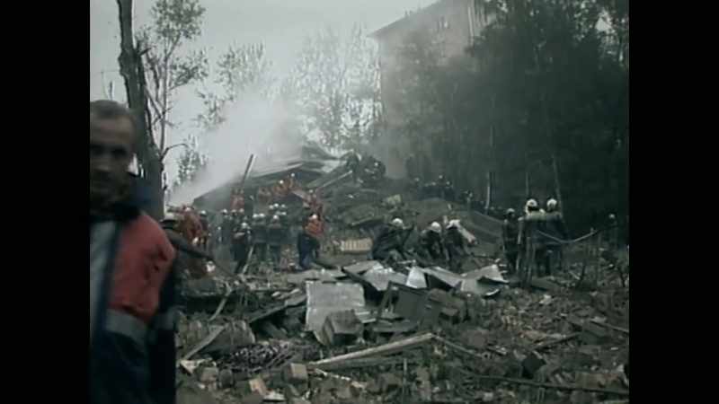 The eight-storey building collapsed in on itself
