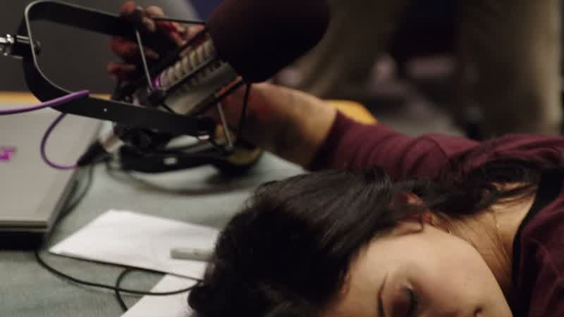 The electricity entered the body through her hands