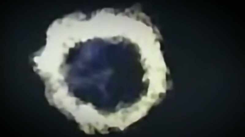 The electromagnetic pulse the blast created