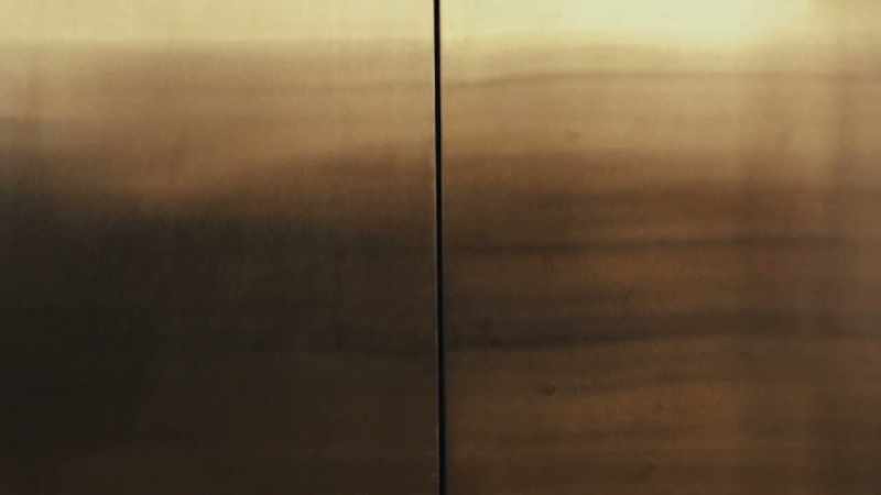 The elevator doors shut