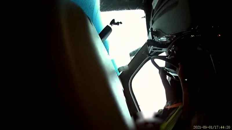 >>the entire rig flips on its side