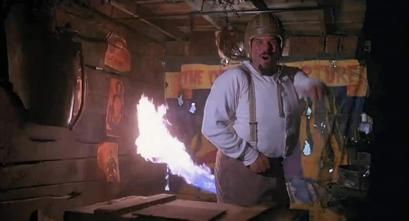 The Eternal flame Fire in the hole