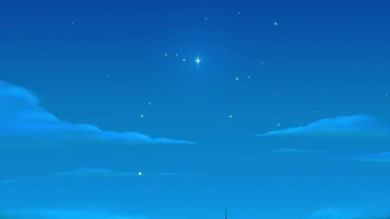 The Evening Star is shining bright