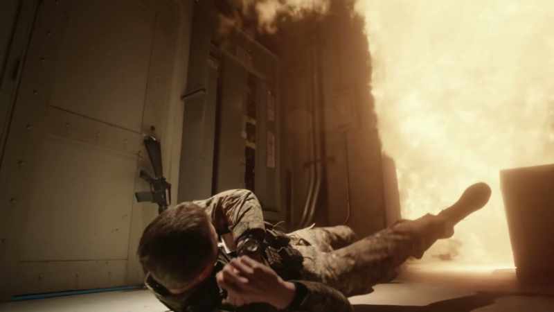 The explosion blew a nail through my tactical vest