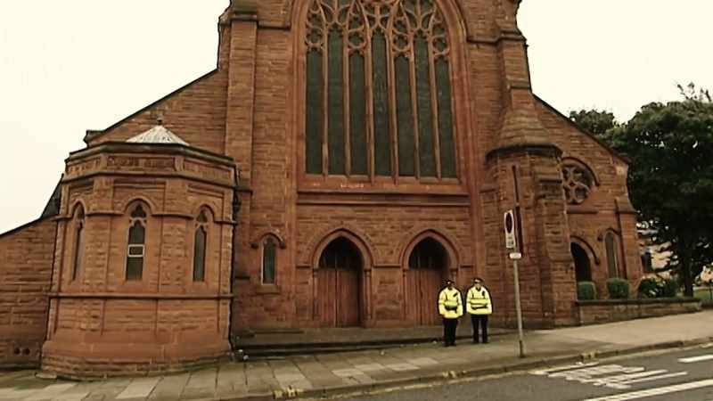 The fact that she was buried under a church