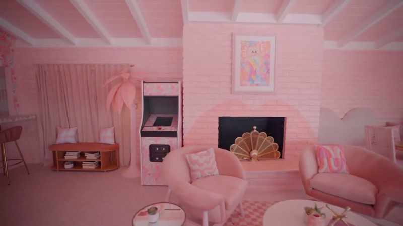 The fact that there is a fireplace