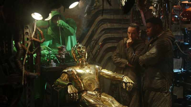 The fact that threepio is willing to sacrifice himself