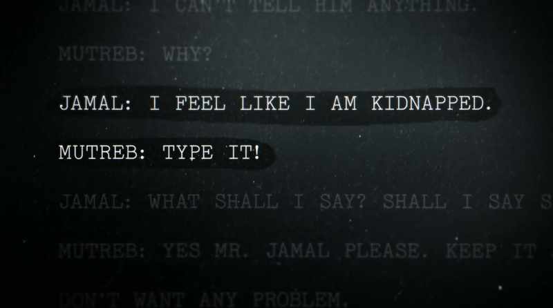 The fear is escalating in his voice