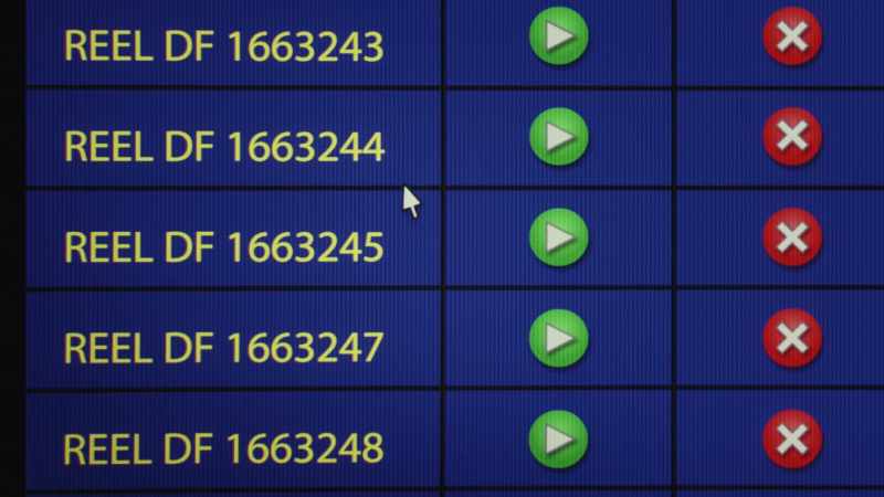 The files showed up for the reels