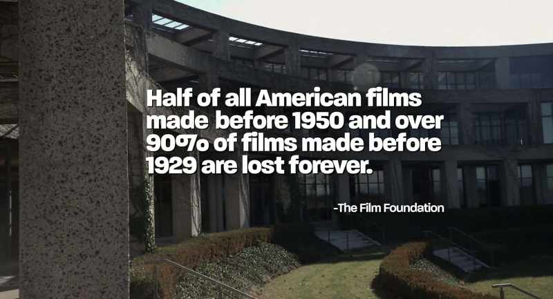 The film foundation has a stat, I think it's 80 % of