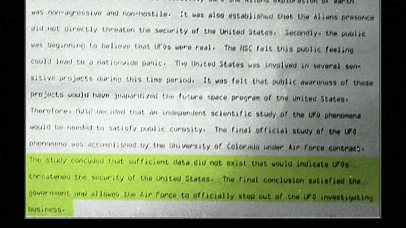 The final conclusion satisfied the government