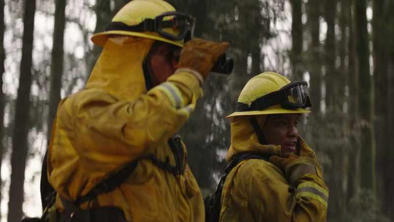 The fire has gotten into