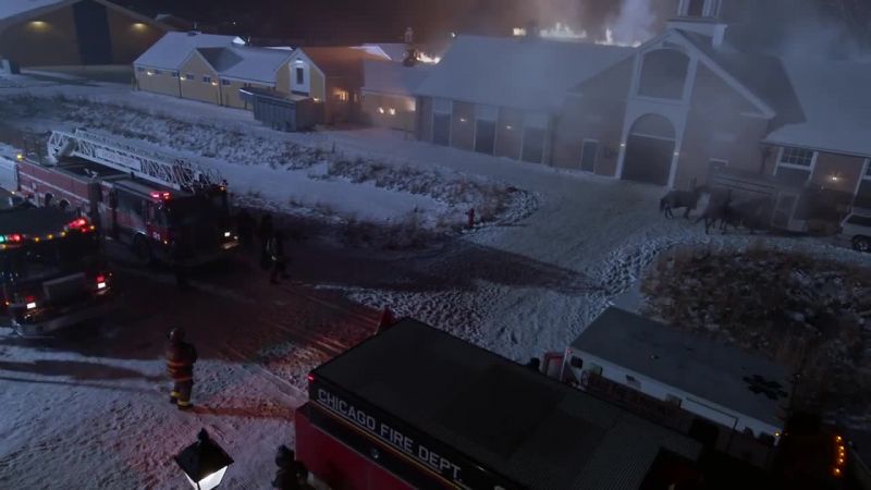 The fire in the trusses, so we got to move fast