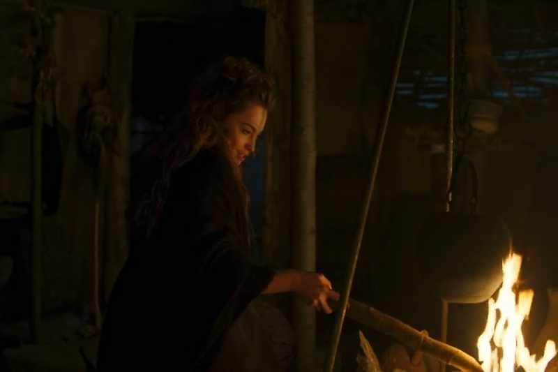 The fire spread across the darkness