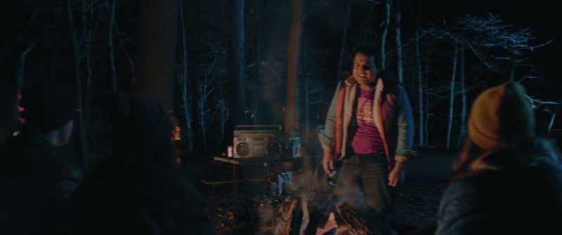 The fire spread through the forest