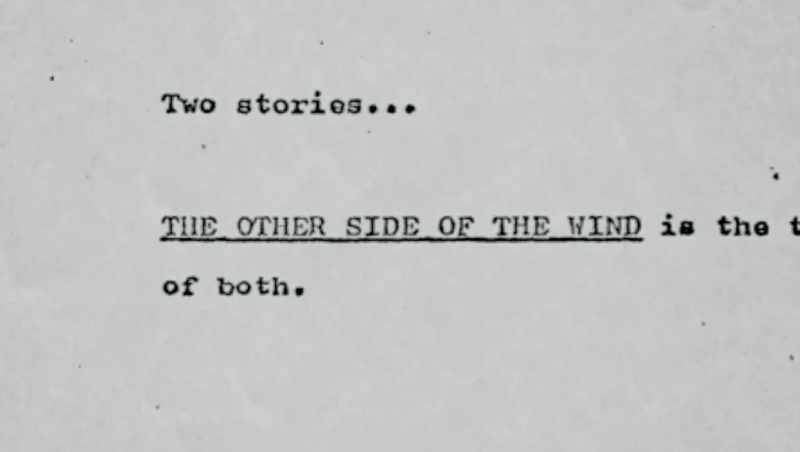 The first line in the script