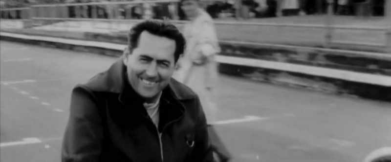 The first man in a rear-engine car