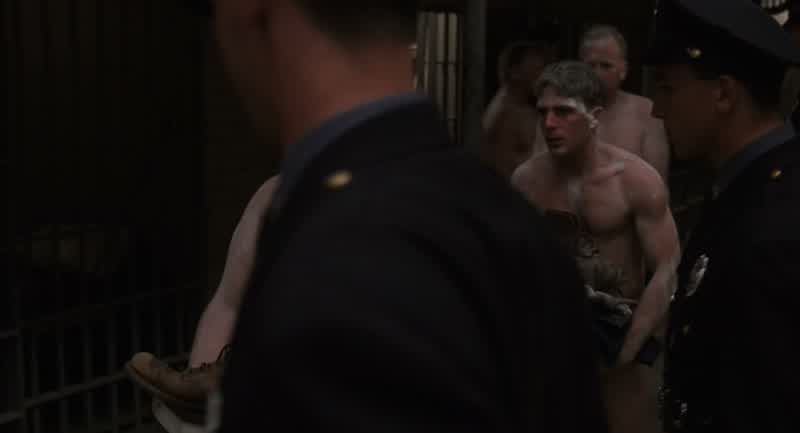 The first night's the toughest No doubt about itThey march you in naked as the day you were bornskin burning and half blind from that delousing shitAnd when they put you in that celland those bars