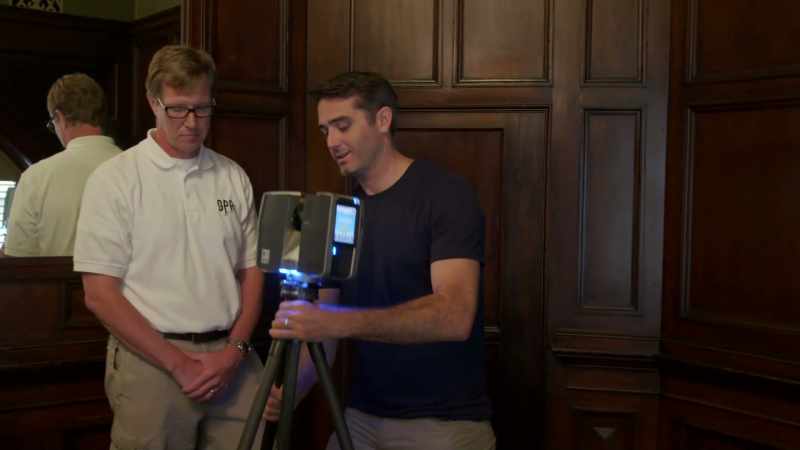 The first piece of tech we'll use is a Lidar machine