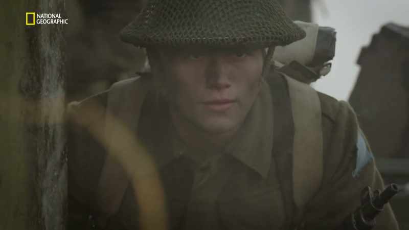 The first shells fall 75 yards behind the Americans