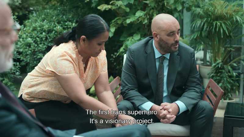 The first trans superhero. A visionary project