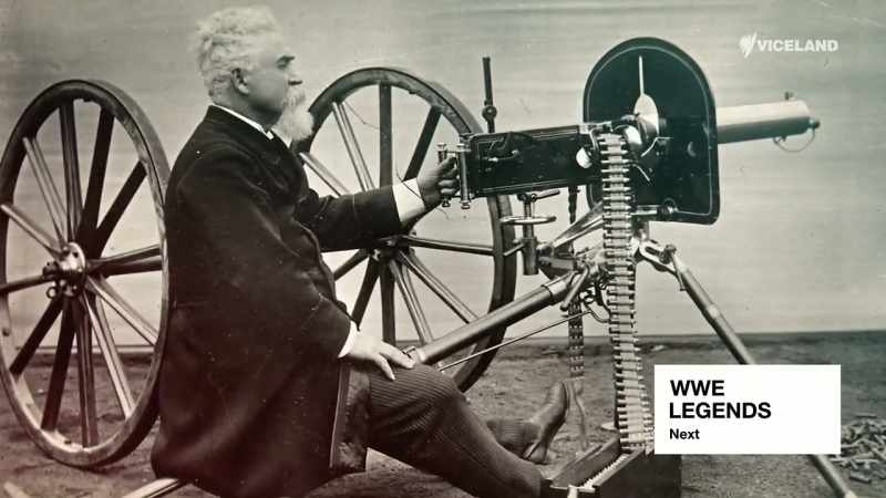 The first truly automatic machine gun was