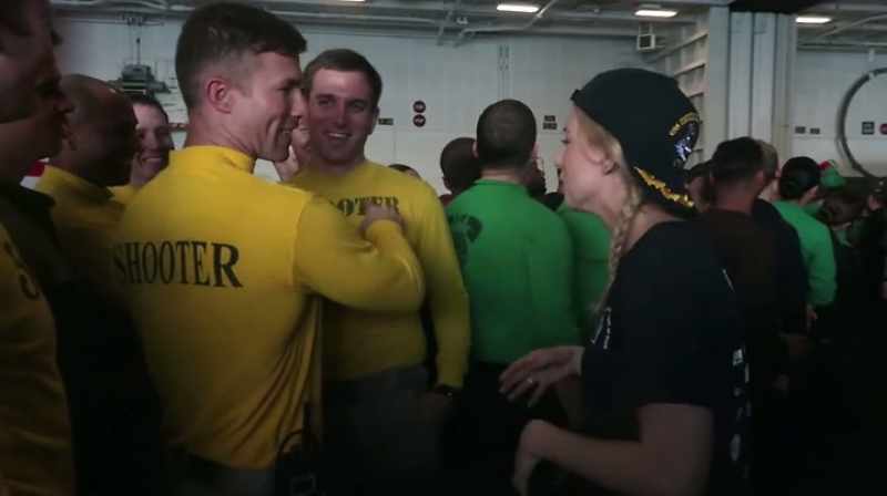 The first USO show I did