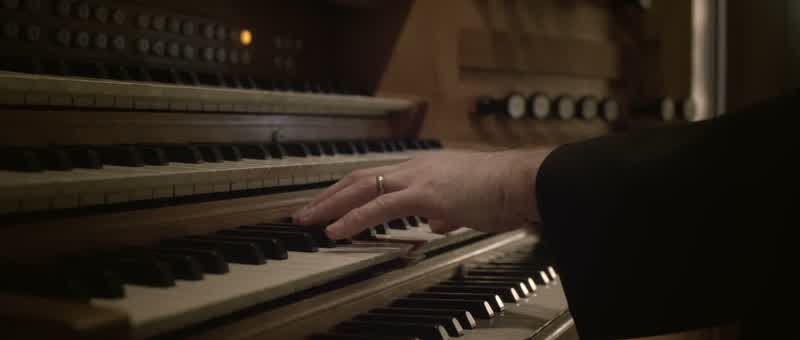 The first voice played with the right hand