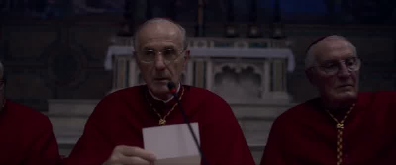 The first vote is cast for Cardinal Tedesco