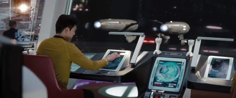 The fleet's cleared spacedock Captain All ships ready for warp