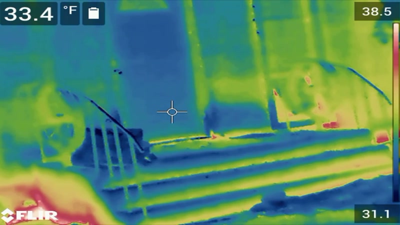 The FLIR is an instrument that gives us visual capability