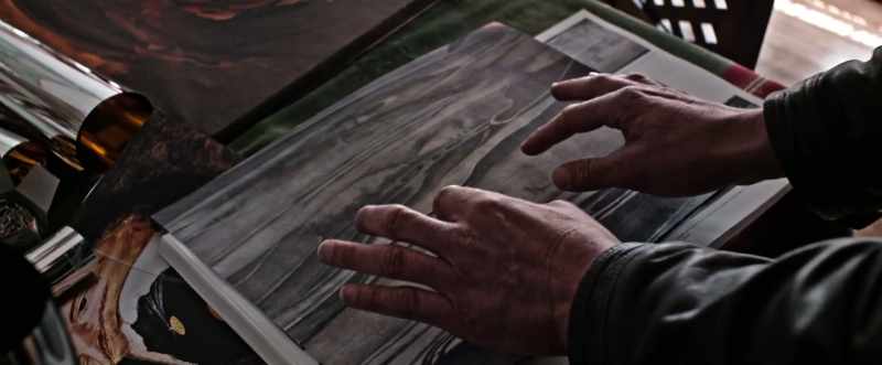The folds, in fact, elongated like this