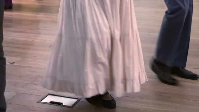 The folk dancers would perform