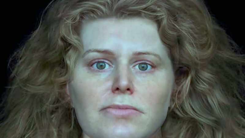 The forensic reconstruction reveals our suspected Viking warrior
