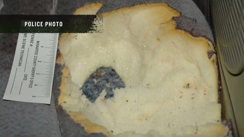 The forensics unit used Luminol on the car
