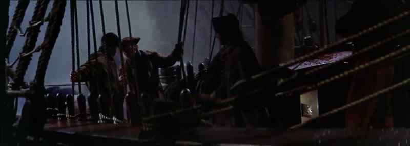 The forward storeroom, sir. A barrel has broken loose
