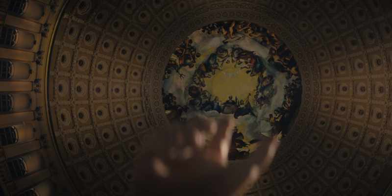 The fresco above us