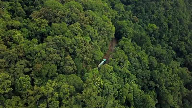 The funds for the line to Herberton were pulled out