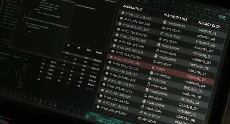 The Garage maintains its accounts using a biometric authentication program