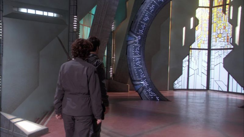 The gate address will be in the log