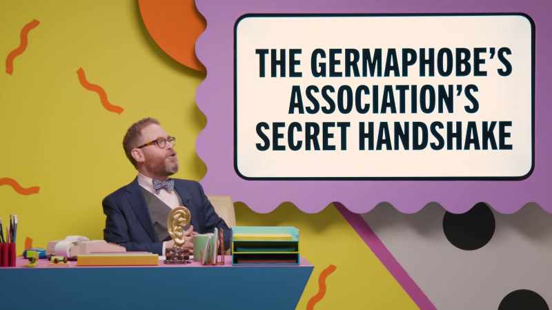 The Germaphobe's Association's Secret Handshake