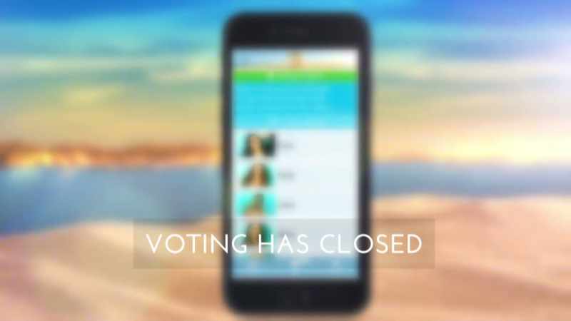 The girl with the fewest votes