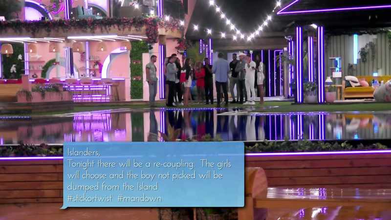 THE GIRLS WILL BOY NOT PICKED WILL BE DUMPED