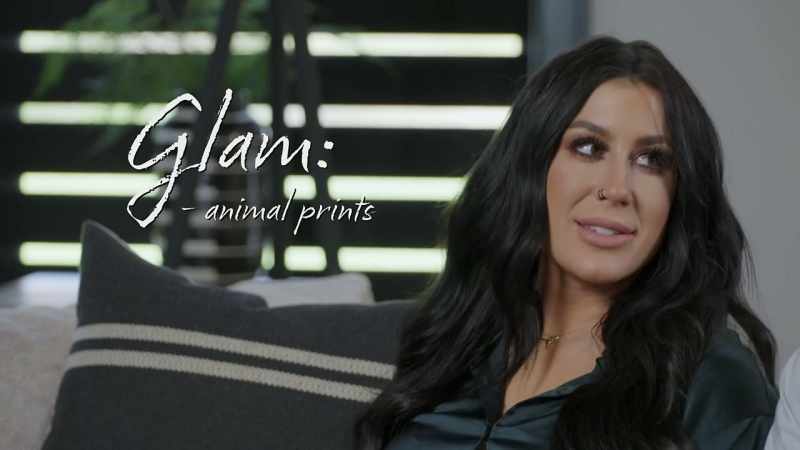 The glam is your animal prints, some gold