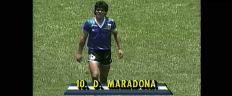 The goal was scored with his hand
