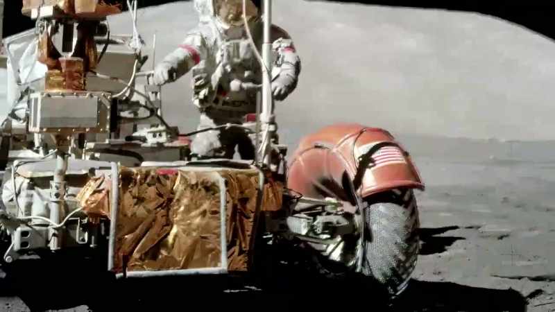 The gold material on the right is a thermal protection