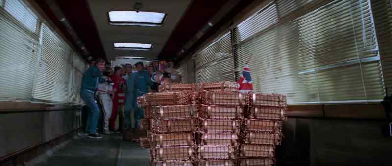 The gold is pulling it over the edge. We'll have to get it back